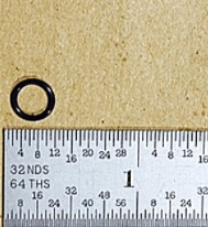 10,000-256BLK O-RING Black 1 x 6 mm