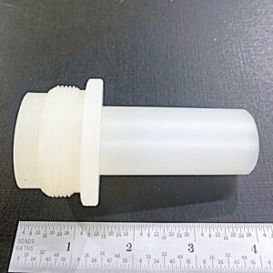 18,000-028 THREADED KYNAR PIECE